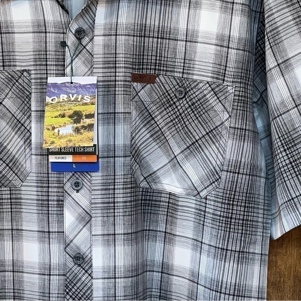 NWT‎ Orvis Classic Collection Men’s Short Sleeve Tech Shirt Sz L - Picture 4 of 11